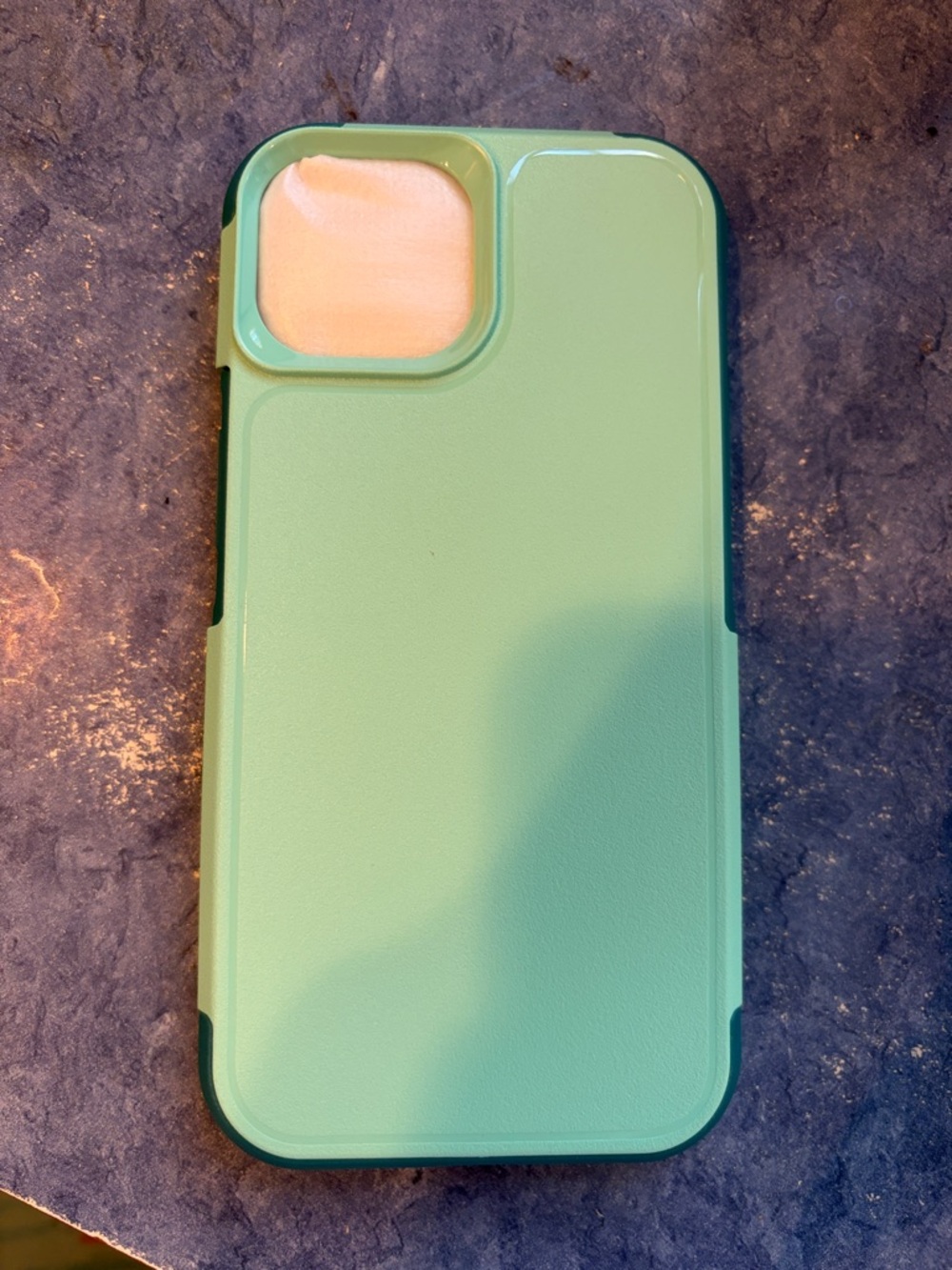 iPhone 15 Slim Protective Case in Mint Green